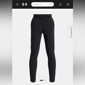 Boys' UA Unstoppable Tapered Pants. YMD.